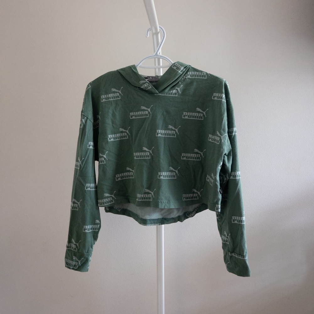 Puma Cropped Long Sleeve w/hood